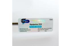 China RX 10ml Vial Labels Silver Foil Metalliing Sticker Printing With Free Design Service supplier
