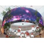 P4 Soft Hd Flexible Advertising LED Screens Pixel Density 62500 Dots / Sqm RGB advertising led screen  advertising led screen for sale