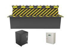 China Anti Vehicle Hydraulic Road Blocker With Spikes , 6 Meter Long Entrance Point supplier