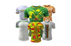 China Wrinkle Resistant Soccer Jerseys Breathable Customizable Designs For Victory supplier