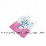 Tomato Sauce Packaging 100mic Stand Up Pouch With Spout / Spouted Pouch Bags for sale