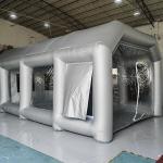 Portable PVC Paint Booth Mobile Inflatable Spray Painting Booth Vehicle Car Tent for sale