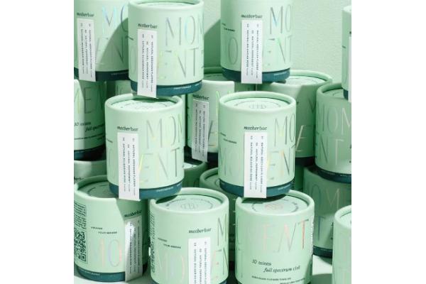 100% Recyclable Cardboard Cylinder Packaging Lid And Base Structure