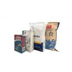 25kg 50kg Logo Print 3 Ply Multiwall Kraft Paper Bags Kraft Paper Valve Sack for sale