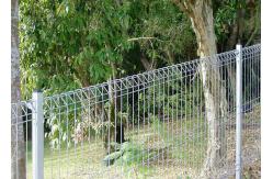 China HGMT Triangle Bend BRC Roll Top Fence Panel For Protection supplier