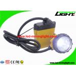 High Power 3W Hard Hat Headlamp 10.4 Ah SAMSUNG Battery For Mining for sale