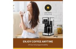 China 1.5L Auto Shutoff Large Drip Coffee Maker Programmable Household supplier