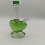 Green 18.8mm Traight Tube Bongs Glass Water Pipe Bong For Smoking for sale