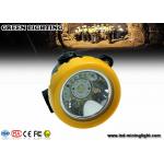 170g yellow GL-T2  wireless intrinsically safe mining headlight with 2.2Ah Li-ion Battery with PP meterial for sale