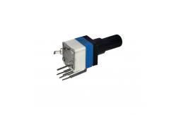 China RV97R2NS Industrial Grade Knurled Shaft Rotary Potentiometer Device With PCB Lug Terminal supplier