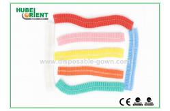 China ISO13485 Nonwoven Disposable Round Cap With Double Elastic supplier