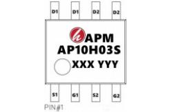 China AP10H03S 10A 30V SOP-8 Mosfet Power Transistor Vertical Structure supplier