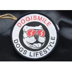 Lock Edge Round Shape Heat Transfer Badge Custom Made Embroidered Patches