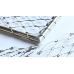 304 / 316 Stainless Steel Rope Mesh Easy Installation For Staircase Protection for sale