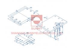 China Elevator Double Pulling Instantaneous Safety Gear For Passenger Lift supplier
