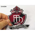 Pantone Color Shield Clothing Embroidery Patches / Iron On Embroidered Badges for sale