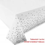 54'X108' Printed Tablecloth , Reusable Kitchen Table Cover