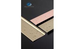 China Alloy 6063 Aluminium Skirting Trim End Cover Strip Cover Connection Pieces supplier
