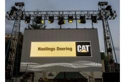 China Fixed/Iron Box LED Poster Display, LED Video Display Panel Aluminum HD Stereo supplier