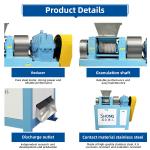 Double Roller NPK Compound Fertilizer Granulator for Efficient Production
