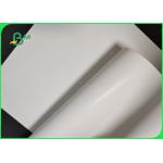 Wood Pulp White 170gsm Glossy Paper Roll For Flash Cards Smooth