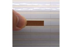 China 25x6mm 2mil White Gloss High Temperature Resistant Polyimide Label For Anti-Static supplier