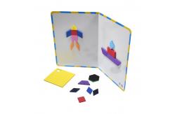 China Non Toxic Pattern Puzzle Blocks Set Geometric Manipulative Shape Puzzle supplier