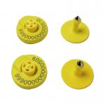 Efficient RFID Ear Tag For Animal Tracking With Tension Up To 350N Electronic For Cattle for sale