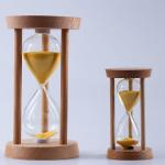 Nordic Wooden Hourglass 1 Minutes - 5 Minute Sand Timer Logo Customized for sale