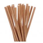 Washable Reusable Kraft Paper Straws Smooth Cutting Thick Paper Straws for sale