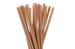 China Washable Reusable Kraft Paper Straws Smooth Cutting Thick Paper Straws supplier