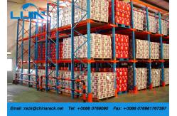 China Selective Drive In Pallet Rack Powder Coated Finish 1350mm - 3900mm Width supplier
