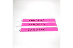 China Non-Transferable Tyvek Paper Wristbands for Preventing Unauthorized Access supplier
