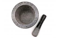 China Natural Granite Stone Mortar And Pestle Set Spice Herb Grinder supplier