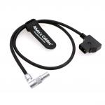 4 Pin Male To D Tap Camera Power Cable For Zacuto Kameleon EVF Rotatable for sale