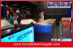 China Access Control Flap Barrier Gate Anti Reversing Turnstile Gate Entry Systems supplier
