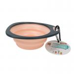 Pet Collapsible Portable Adjustable Silicone Dog Bowl Slow Eating for sale