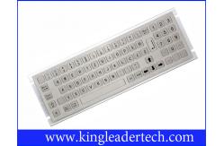 China Panel Mount Multimedia Kiosk Keyboard Panel Mount With Number Keypad In Flat Keys supplier