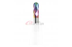 China High Efficiency Tungsten Solid Carbide Ballnose End Mill 4 Flutes For Aluminum supplier