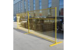 China 6FT Canada Metal Tempoary Fence PVC Coated Panles For Construction supplier