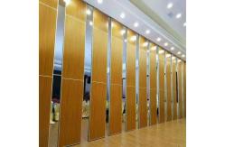 China Conference Room Operable Banquet Hall Movable Soundproof Melamine 65 mm Partitions Walls supplier