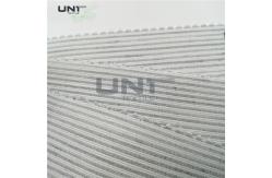 China Smooth Canvas Interlining For Tailoring Materials / Men Suits Fusible Interlining Fabric supplier