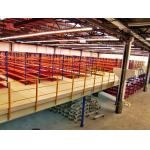 Vertical Lifts Platform Floor Systems , Powder Coated Pallet Racking Mezzanine for sale