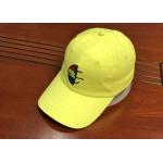 Solid Color Cotton Embroidered Baseball Caps , Plain Custom Dad Hat for sale