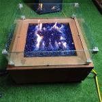 Corten Steel Bbq Fire Pit Wood Storage Corten Smokeless Firepit for sale