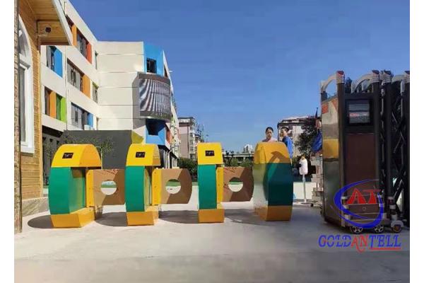 Luxury Coating Swing Barrier Turnstile Gate , Face Rec Swing Barrier Gate