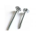 Rock Wool Galvanized Steel Insulation Anchor Pins 8mm Tube 35mm Disc Base for sale