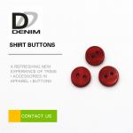 Durable Stylish Shirt Button 2/4 Holes , Custom Made Buttons For Clothes for sale