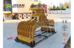 China Metal Scrap Sorting Grab , Hydraulic Stone Square Rotating Demolition Grapple supplier