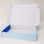 Custom Logo Folding Flat 3-Ply Corrugated Cardboard Kraft Paper Box for Household Pillow Sports Fitness Organization for sale